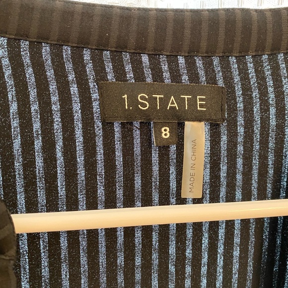 1.State Tonal Stripe Mini Dress - Picture 3 of 4